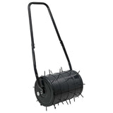 Lawn Roller Pull with Aerator Clamps Black 110 x 52 cm Iron 3422172