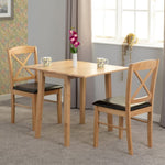 ZNTS Mason Double Drop Leaf Dining Set 400-401-170