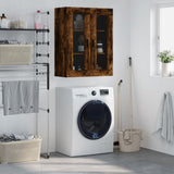 Wall Mounted Cabinet Smoked Oak 69.5x34x90 cm 828497