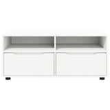 TV Cabinet with Drawer White 100 x 48 x 43 cm Engineered Wood 888927