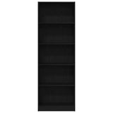 Bookshelf Black Oak 60 x 24 x 176 cm Engineered Wood 862468