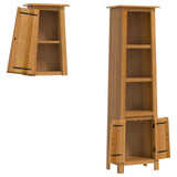 2 Piece Bathroom Furniture Set Solid Wood Pine 3223460
