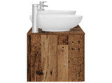 Bathroom Furniture Set 3 pcs Old Wood 49.5 x 44.5 x 65 cm 3405897