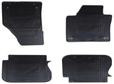 Car Mat 4 pcs Black Rubber 42029138