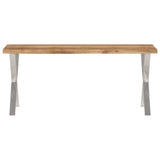 Bench with Live Edge 105 cm Solid Wood Acacia 372758