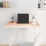 Table Top 80x60x cm Untreated Solid Wood Live Edge 363880