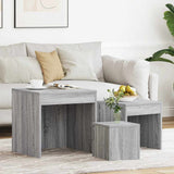 Nesting Tables 3 pcs Grey Sonoma Engineered Wood 815226