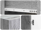 Cabinet Set 2 pcs 33 x 34.5 x 90 cm Engineered Wood 3416472