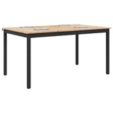 Dining Table Natural 140 x 80 x 75 cm Solid Pine Wood 892789