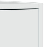 Apothecary Cabinet High Gloss White 30x41x144.5 cm Engineered Wood 855529
