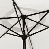Parasol Sand White 3m Steel Pole 40770