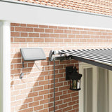 Manual Retractable Awning with LEDs Anthracite&White 600x300 cm 3310244