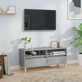 TV Cabinet Concrete Grey 100x34.5x44.5 cm Engineered Wood 831897