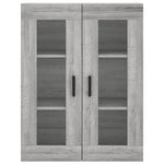 Highboard Grey Sonoma 69.5x34x180 cm Engineered Wood 3198223