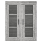 Highboard Grey Sonoma 69.5x34x180 cm Engineered Wood 3198223
