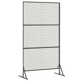 Privacy Screen Grey 100 x 50 x 180 cm Steel 868546