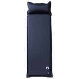 Self Inflating Camping Mattress with Pillow 1-Person Grey 4007128