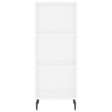 Highboard White 34,5x34x180 cm Engineered Wood 3199377