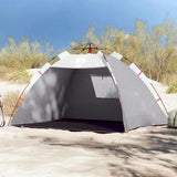 Beach Tent 2-Person Grey Quick Release Waterproof 4005298