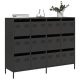 Sideboard Black 135x39x103,5 cm Cold-rolled Steel 3307173