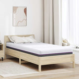 Mattress White and Grey 90 x 190 cm Memory Foam 4106325