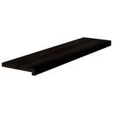 Stair Treads 12 pcs Brown Black 100x25x2 cm Solid Wood Oak 3283040
