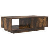 Coffee Table Smoked Oak 95 x 55 x 31 cm Engineered Wood 8000184