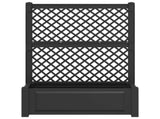 Big Planter with Trellis Anthracite 99.5 x 43 x 133.5 cm PP 42041724