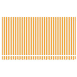 Retractable Awning Manual Yellow and White 400x200 cm Fabric 3329787
