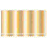 Retractable Awning Manual Yellow and White 400x200 cm Fabric 3329787