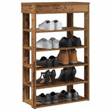 Shoe Rack Old Wood 60x30x98 cm Engineered Wood 859930