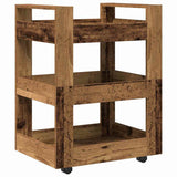 Kitchen Trolley Oak Wood 60 x 45 x 80 cm Engineered Wood 862117