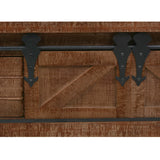 Console Table Solid Fir Wood 131x35.5x75 cm Brown 246121