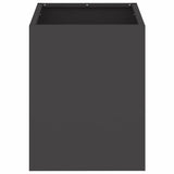 Garden Planter Black 32 x 32 x 40 cm Cold-rolled Steel 876343