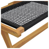 Garden Chair Natural wood Solid Teak Wood Standard Foldable 319155