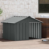 Dog House Anthracite 116,5x103x81,5 cm Galvanised Steel 171540