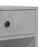 Printer Stand with Wheels Concrete Grey 60x40x68.5 cm 840642