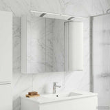 Bathroom Mirror Cabinet White 100 x 14.5 x 70 cm 889127
