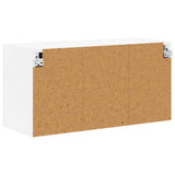 Wall Cabinet LUCCA High Gloss White 80 x 31 x 40 cm 884938