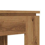 ZNTS Dining Table Artisan Oak 120x60x76 cm Engineered Wood 855903