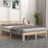 Bed Frame without Mattress Solid Wood 180x200 cm Super King Size 814769