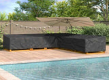 Furniture Cover Black 300 x 300 x 80 cm 420D Oxford Fbric 4105670