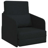 Sofa Bed Black 65 x 80 x 83 cm Fabric 4106639