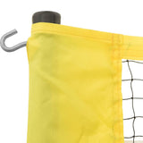 Volleyball Net Yellow and Black 823x244 cm PE Fabric 93744