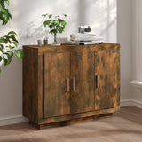 ZNTS Sideboard Smoked Oak 92x35x75 cm Engineered Wood 817240