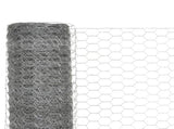 Chicken Wire Fence Galvanised Steel 25x1.5 m Silver 143333