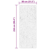 Rug HUARTE Short Pile Soft and Washable Beige 80x250 cm 375016