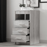 Drawer Cabinet Grey Sonoma Engineered wood Compact Drawer Cabinet 815094