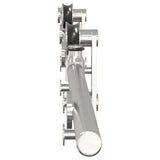 Sliding Door Hardware Kit 200 cm Stainless Steel Silver 4009694