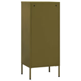 Storage Cabinet Olive Green Steel Medium Ball-Bearing 336180
